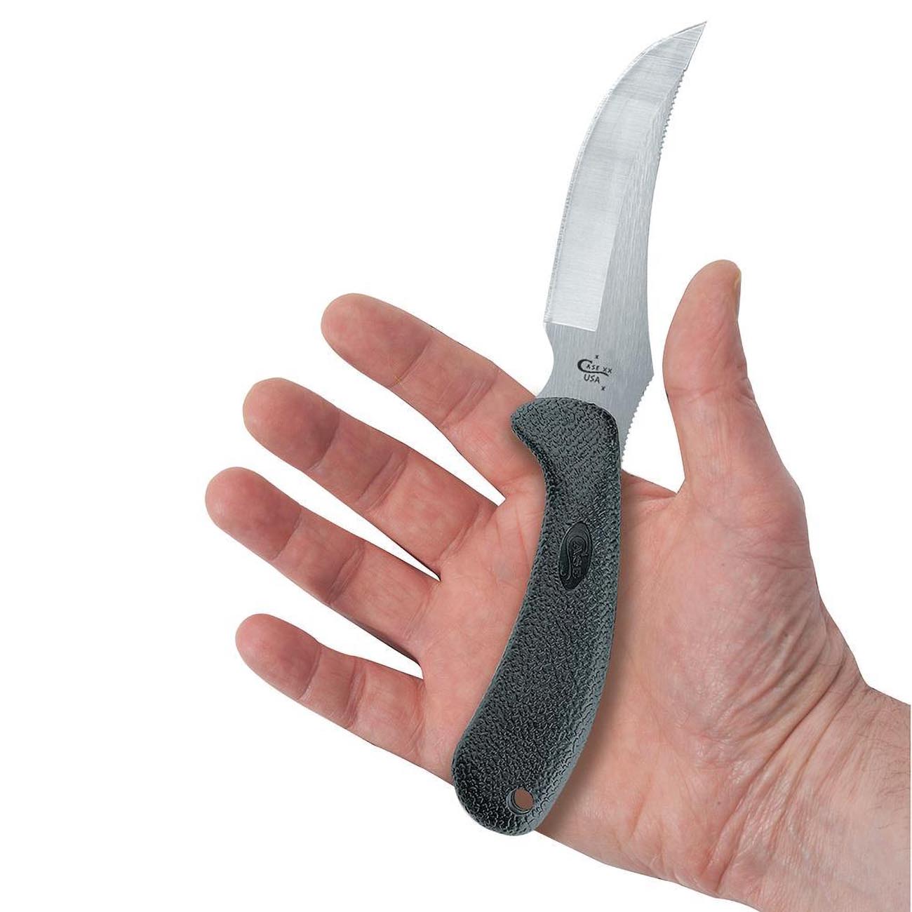 Case WR XX Pocket Knife Ridgeback Hunter Black Zytel Handle W/Nylon Sheath Item #362 - (Ridgeback Hunter)