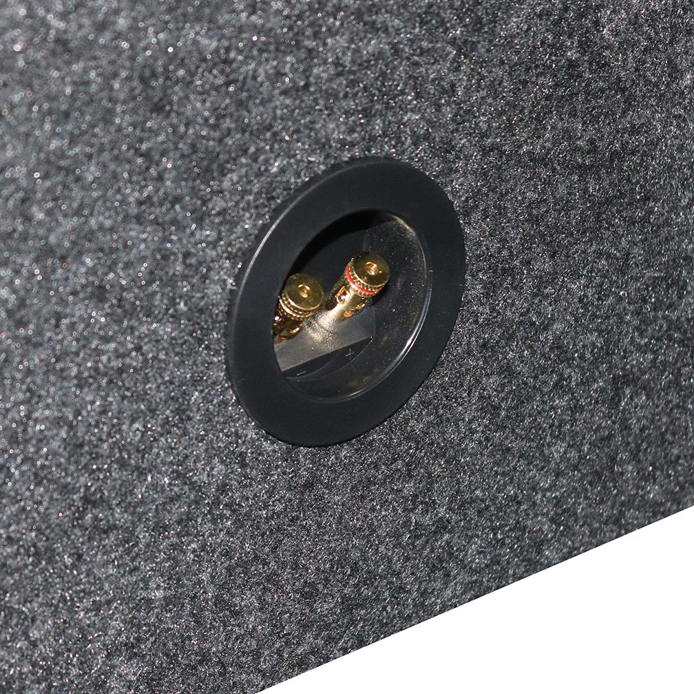 QPower QSMPSQ10E Single 10″ Heavy Duty Sealed Empty Woofer Box
