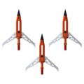 Ravin R102 Aluminum 450 FPS Rated Mechanical Broadheads 100 Grain Pack of 3,Silver