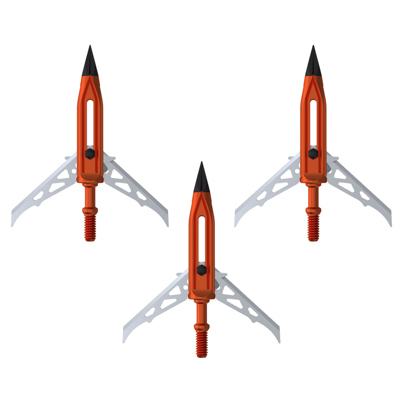 Ravin R102 Aluminum 450 FPS Rated Mechanical Broadheads 100 Grain Pack of 3,Silver