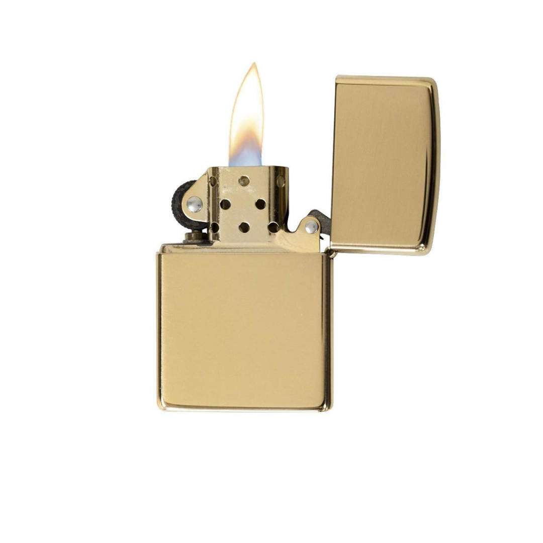 Zippo Armor High Polish Brass Pocket Lighter