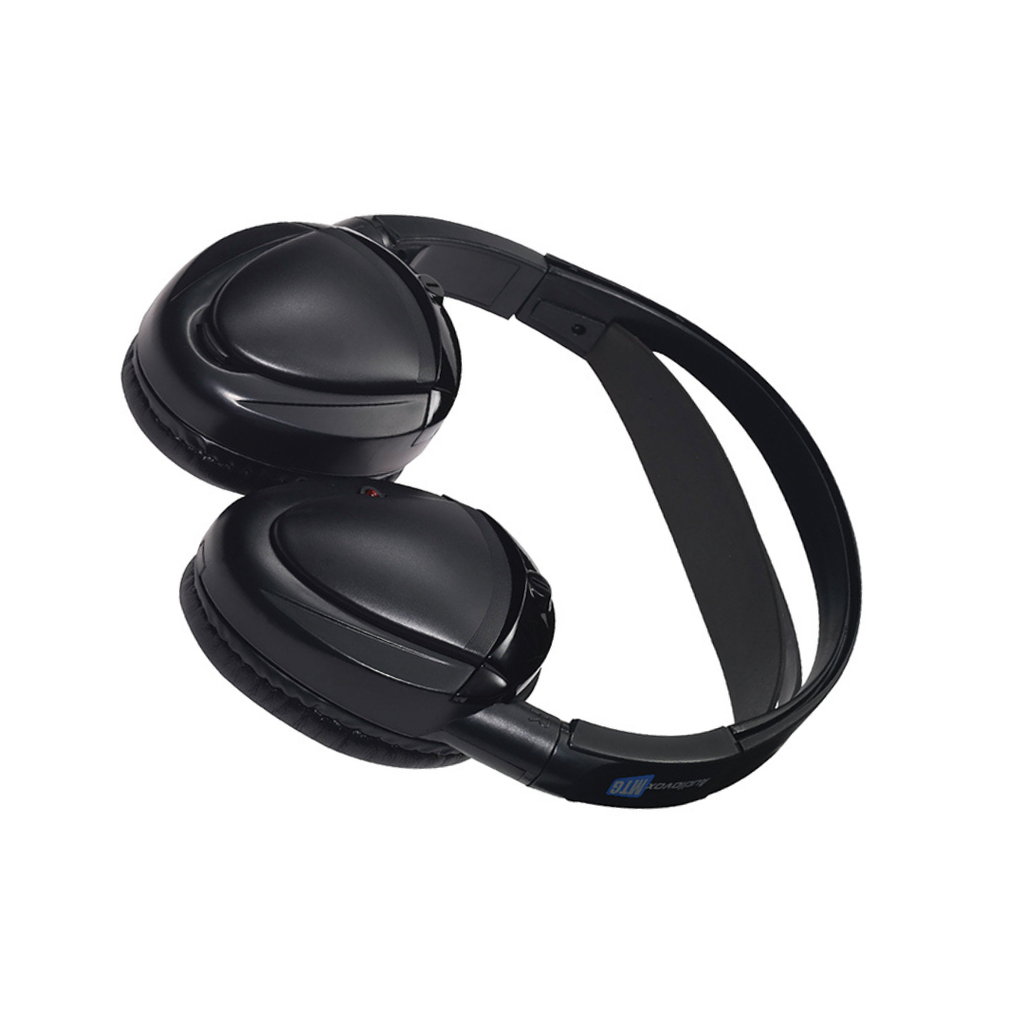 Audiovox Single Channel Wireless Fold-Flat Headphones with Batteries
