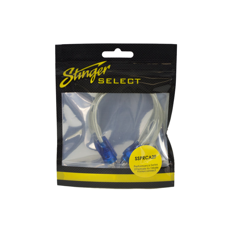 Stinger Select SSPRCA2F Performance Series 2 Female to 1 Male Y Interconnect