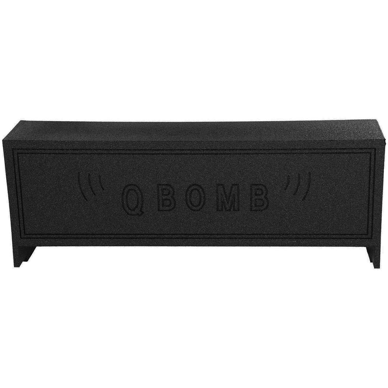 Q Power 2 Hole 12 Inch Car Audio Vented Subwoofer Enclosure for Third Row of SUV