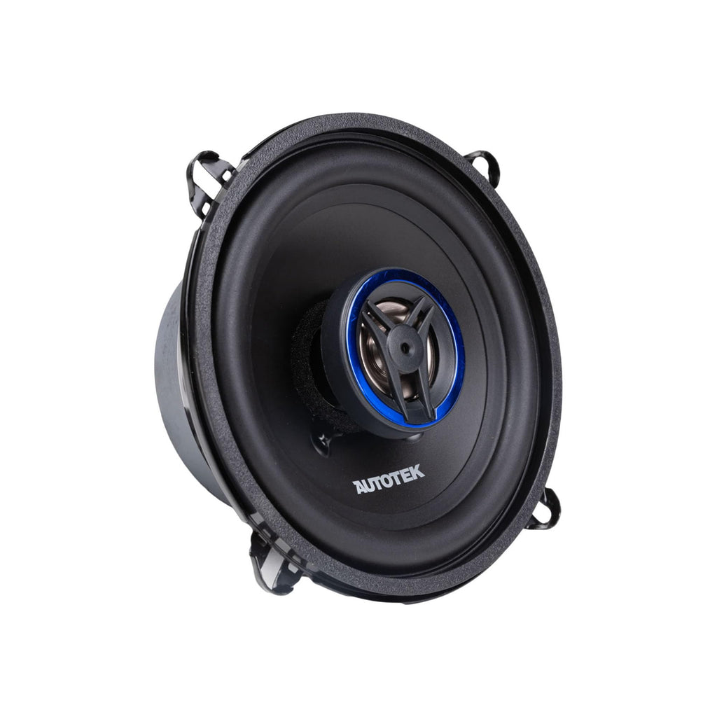 Autotek Street Machine 250W 5.25 Inch 2 Way Car Audio Coaxial Speakers with Neo Mylar Soft Dome Tweeters for Crystal Clear Sound, Pair