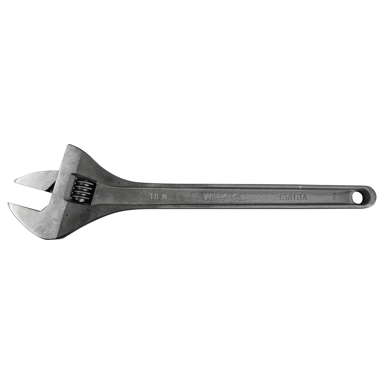 Williams Heavy Duty 18" Adjustable Wrenches with Black Phosphate Finish