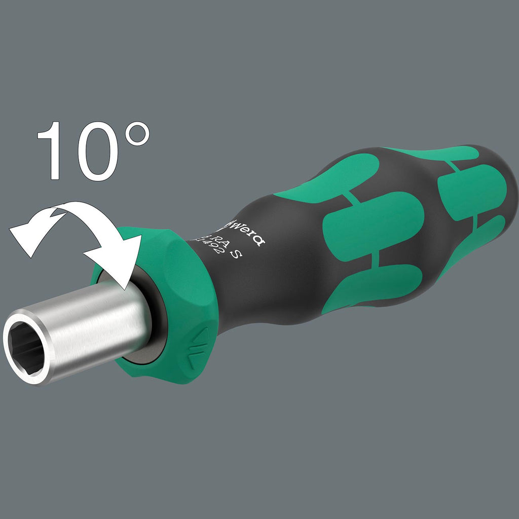 Wera 05051492001 Magnetic Bit-holding Ratcheting Screwdriver Handle