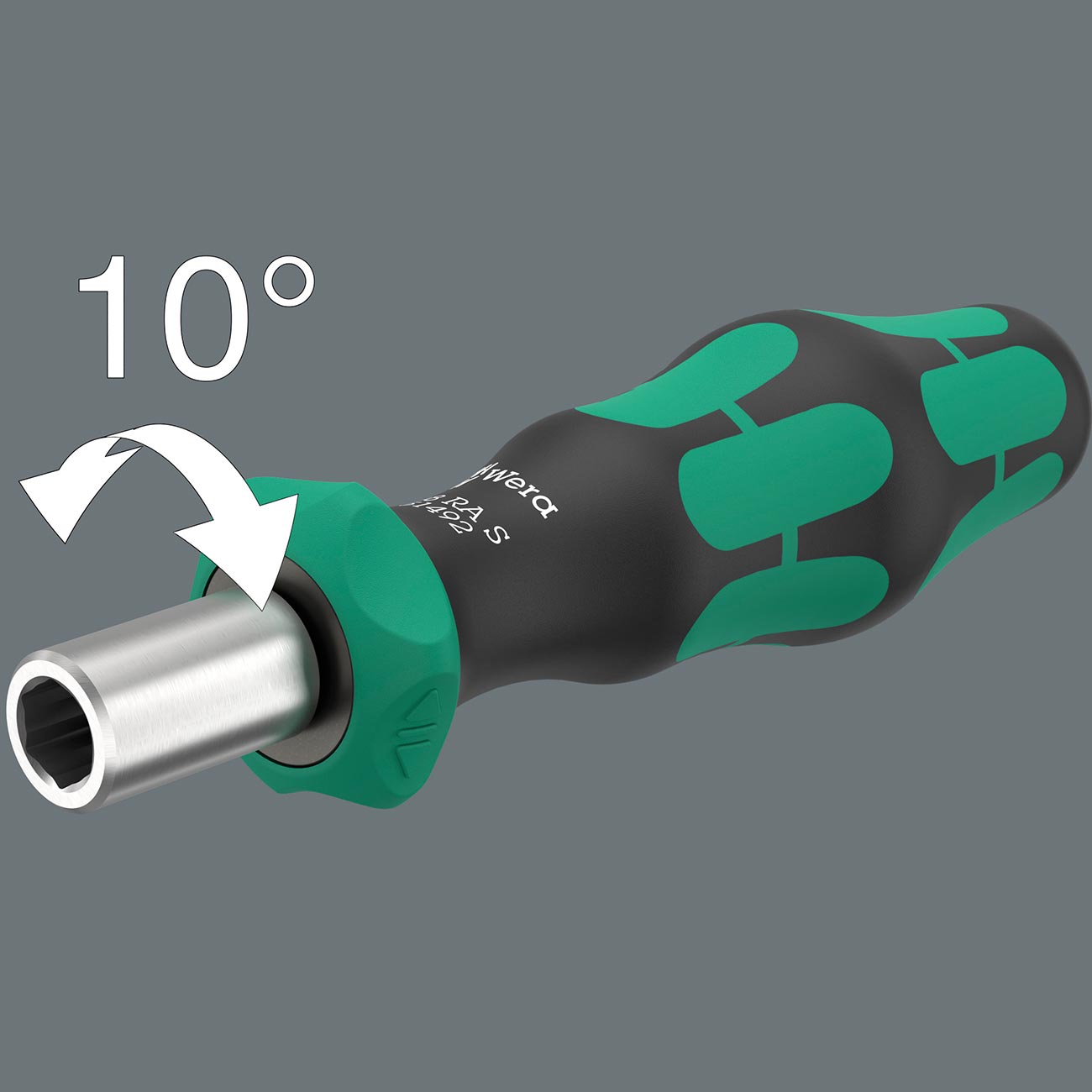 Wera 05051492001 Magnetic Bit-holding Ratcheting Screwdriver Handle