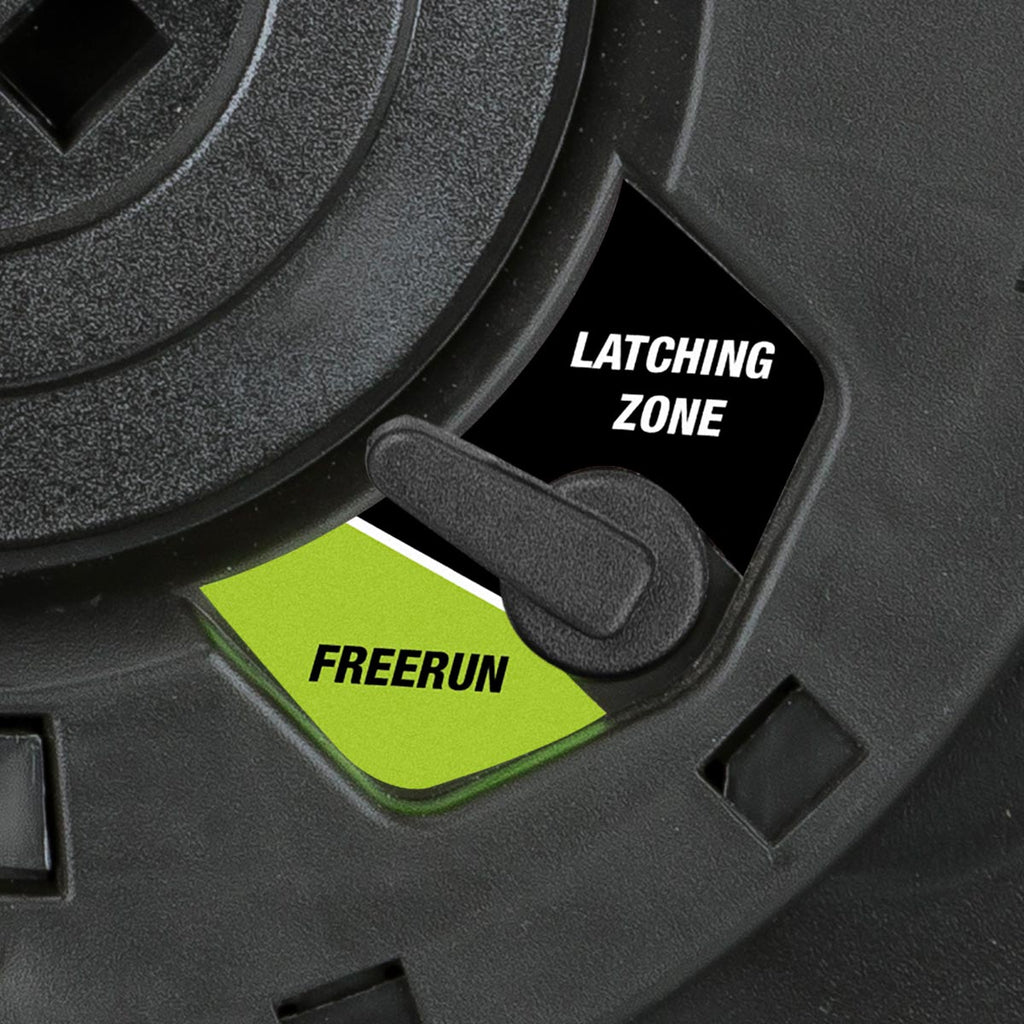 Flexzilla Levelwind Retractable Air Hose Reel, 3/8 in. x 75 ft., Heavy Duty, Lightweight, Hybrid, ZillaGreen - L8306FZ