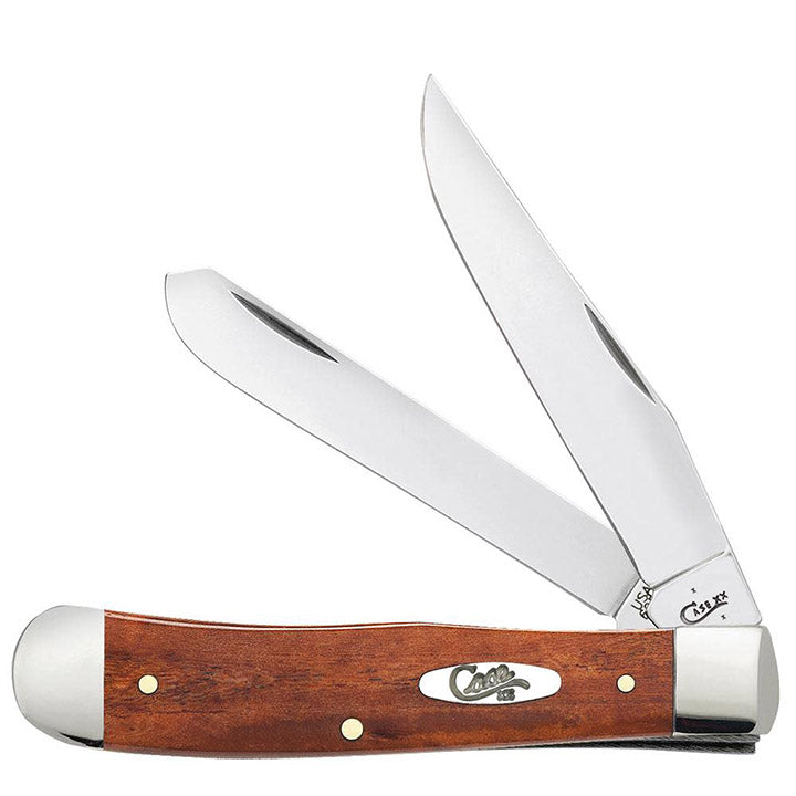 Case WR XX Pocket Knife Chestnut Smooth Bone Trapper Item #28707 - (6254 SS) - Length Closed: 4 1/8 Inches