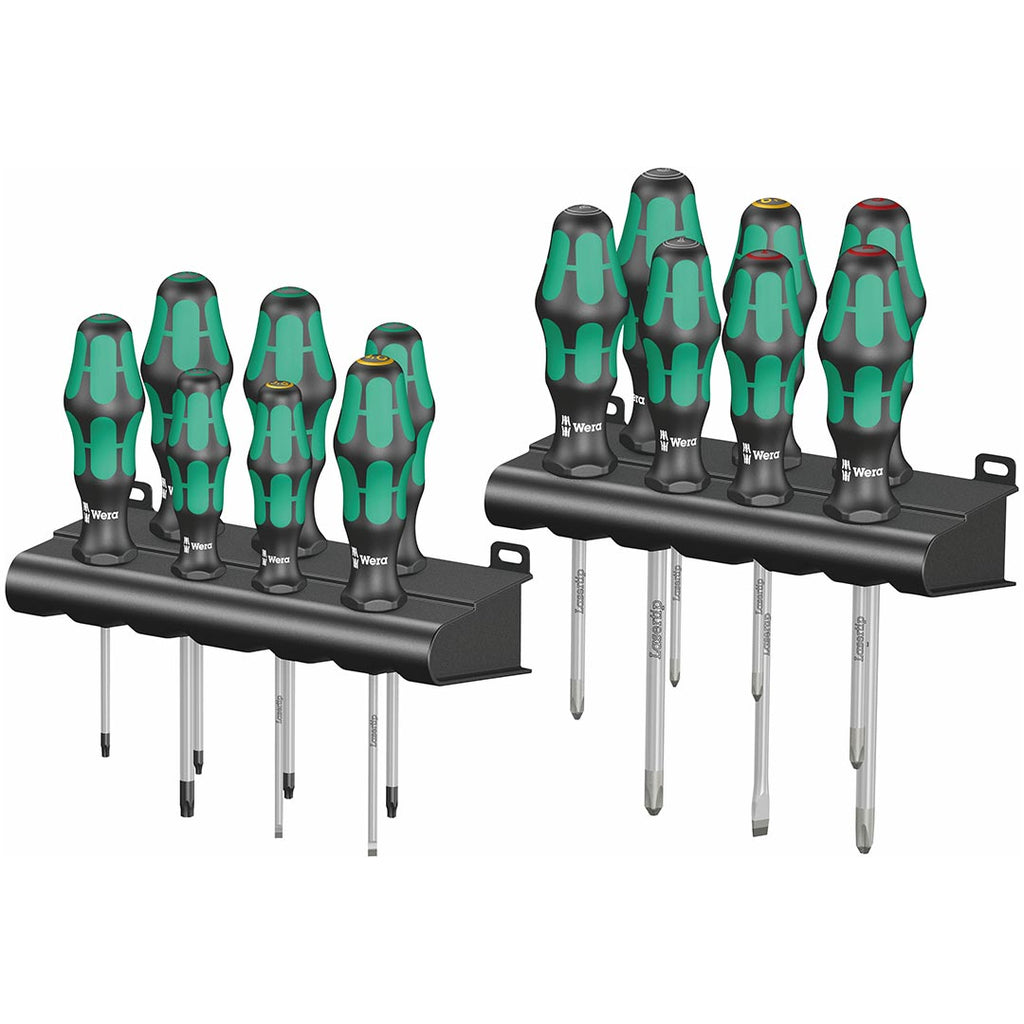 Wera “KRAFTFORM BIG PACK SERIES 300” Screwdriver Set with Racks (14 Piece) 05105630001