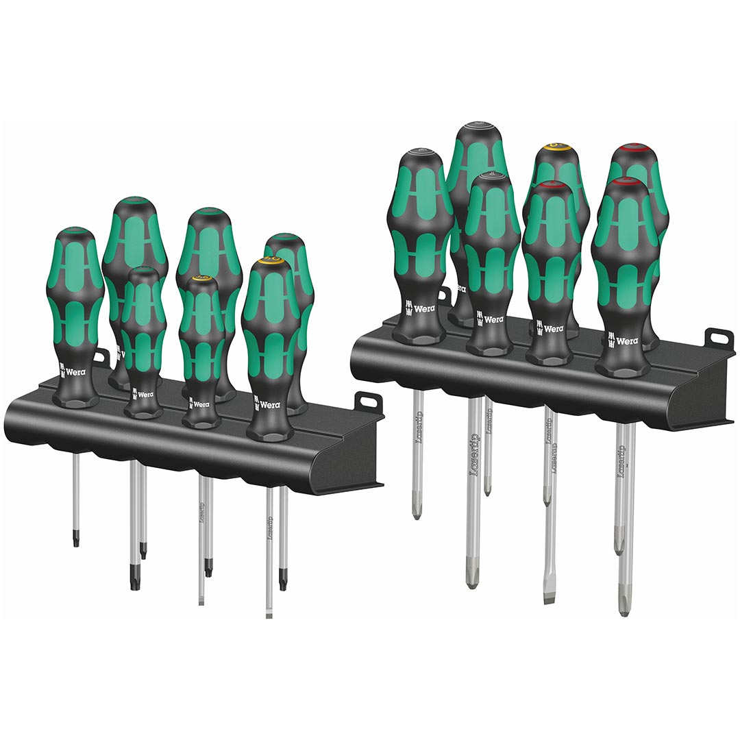 Wera “KRAFTFORM BIG PACK SERIES 300” Screwdriver Set with Racks (14 Piece) 05105630001