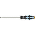 Wera 05032005001 Kraftform Stainless 3334 Stainless Steel Slotted Screwdriver, Lasertip, 6.5mm Head, 6" Blade Length, Black
