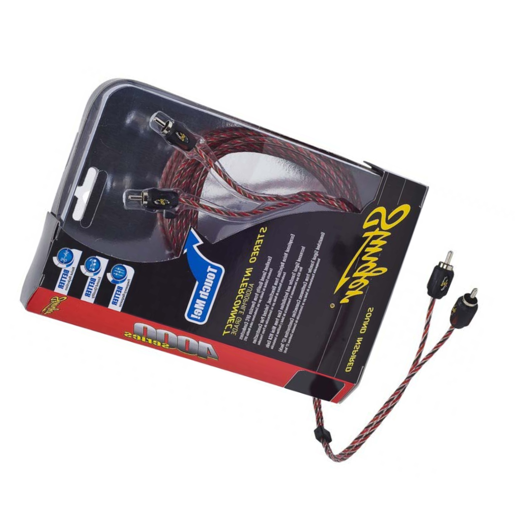 Stinger SI4217 17-Foot 2-Channel 4000 Series Interconnect RCA Cable Wire Red
