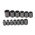 Williams MS-2-13H 13-Piece 3/8-Inch Drive Metric Shallow 6 Point Impact Socket Set