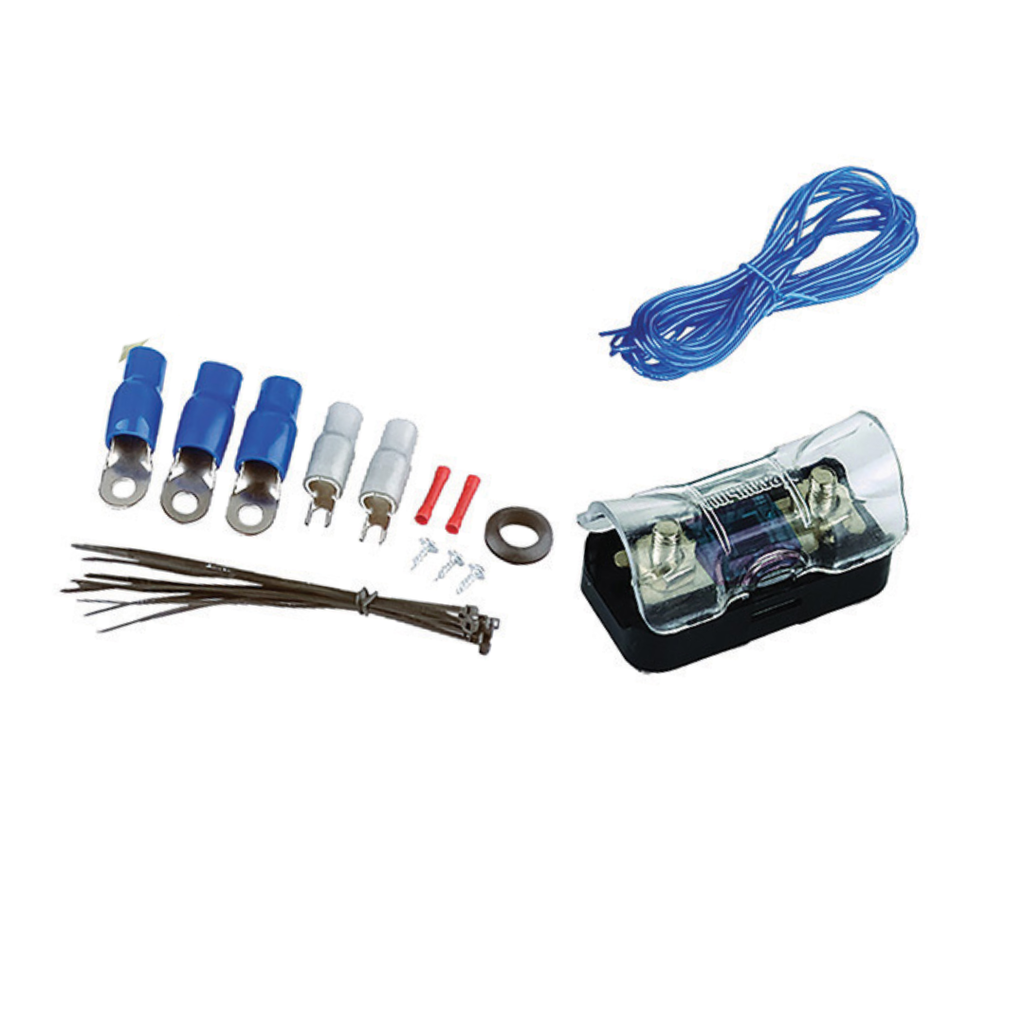 Bullz Audio BGE4RB 4 Gauge Amplifier Wiring Kit 2000W Complete Amp Install Kit