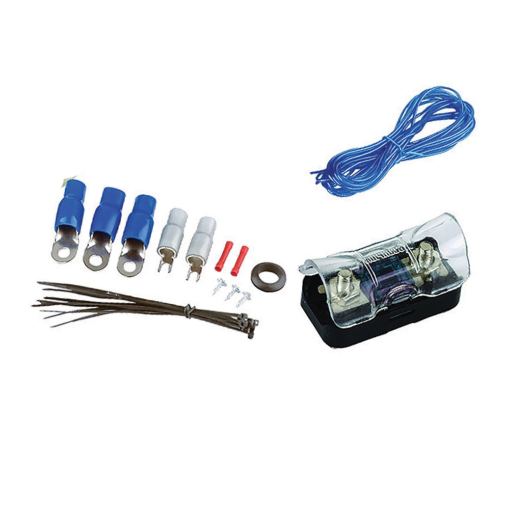 Bullz Audio BGE4RB 4 Gauge Amplifier Wiring Kit 2000W Complete Amp Install Kit