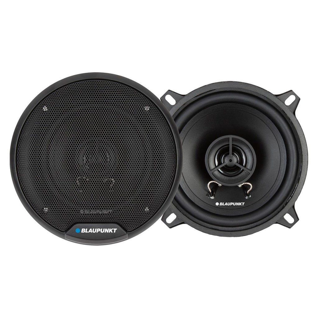 BLAUPUNKT BPS-E552 5" 2-Way Car Speakers 80W with Grilles - Superior Sound Clarity, Durable Design, Easy Install