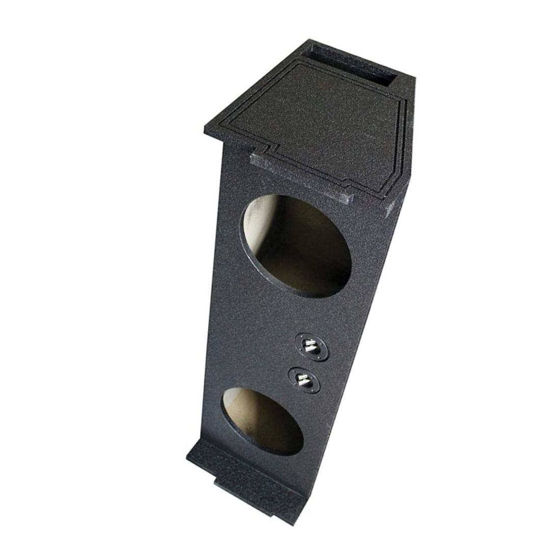 Rockville REC96 Dual 10" Ported Subwoofer Enclosure, Bed Liner Finish, Precision-Built, Space-Saving, for GM/Chevy SUV Audio Systems