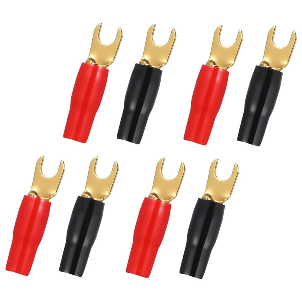 Spade Terminal 8Ga. Audiopipe 8 Pack