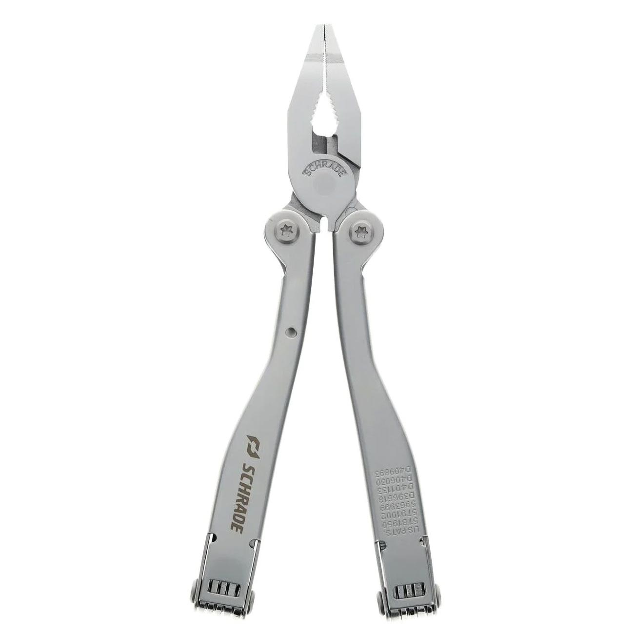 Schrade Delta Class Tough Tool with Stainless Steel 20 Piece Tough Multi-Tool with Can Opener, Pliers, Screwdrivers and Sheath for Outdoor Survival, Camping and EDC