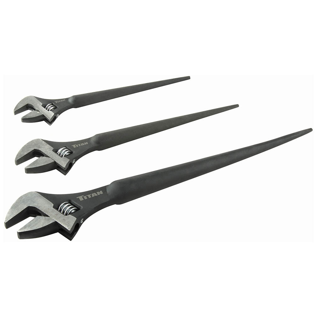 Titan 223 Adjustable Construction Spud Wrench, 3-Pc Set