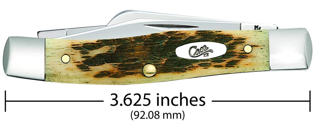 Case Knives Medium Stockman Folding Pocket Knife CASE079 – 3-Blade Stainless Steel, Traditional Slip Joint