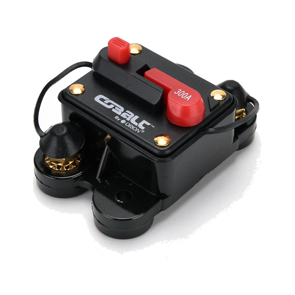 Orion Cobalt CB300A 300 Amp Circuit Breaker W/Manual Reset for Car, Marine, ATV, Trucks, RV, Motorcycle - Manual Power Protect for Audio Systems Fuse, Battery Thermal, 12V-24VDC (300A)