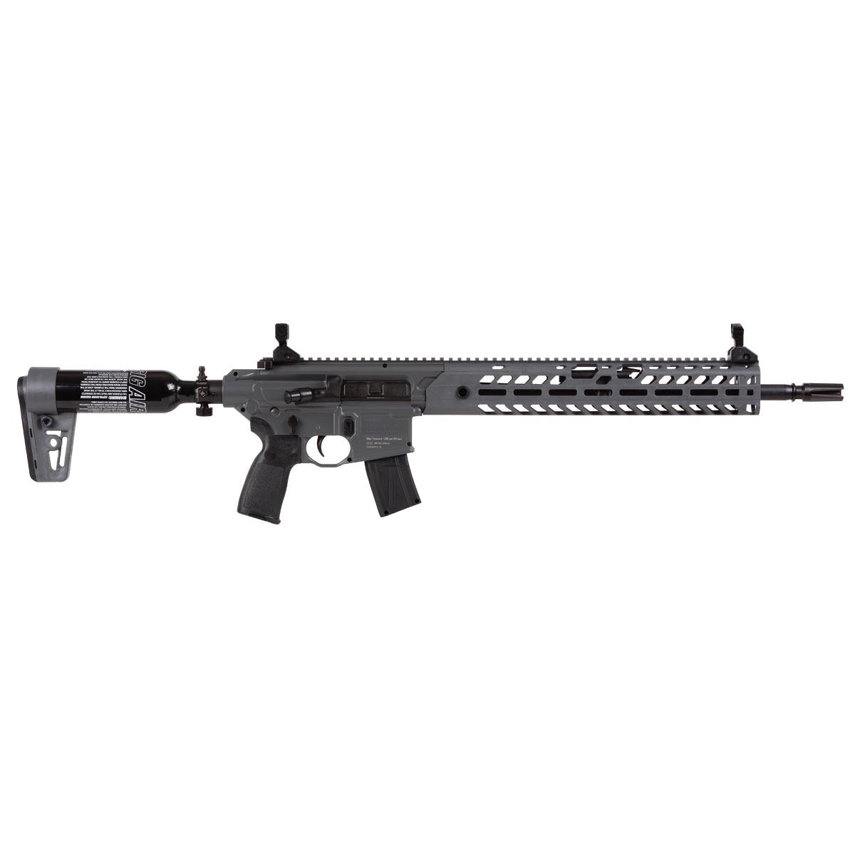 Sig Sauer MCX Virtus PCP Pellet Air Rifle | 30rd RPM .22LR Caliber Semi-Automatic Pre-Charged Pneumatic Rifle for Target Shooting Training