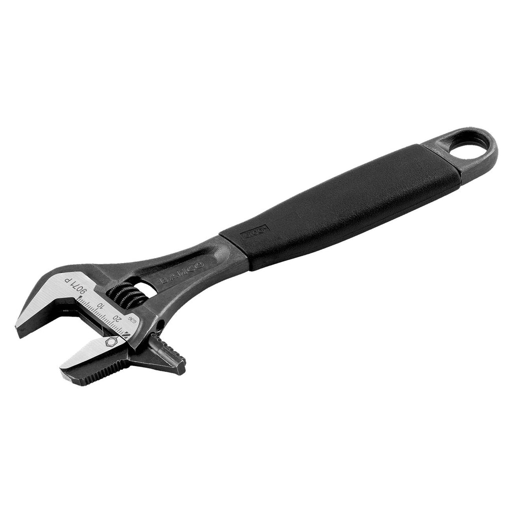 Bahco BAH9073RPUS 12″ ERGO™ Central Nut Adjustable Wrench – Rubber Handle, Reversible Jaw