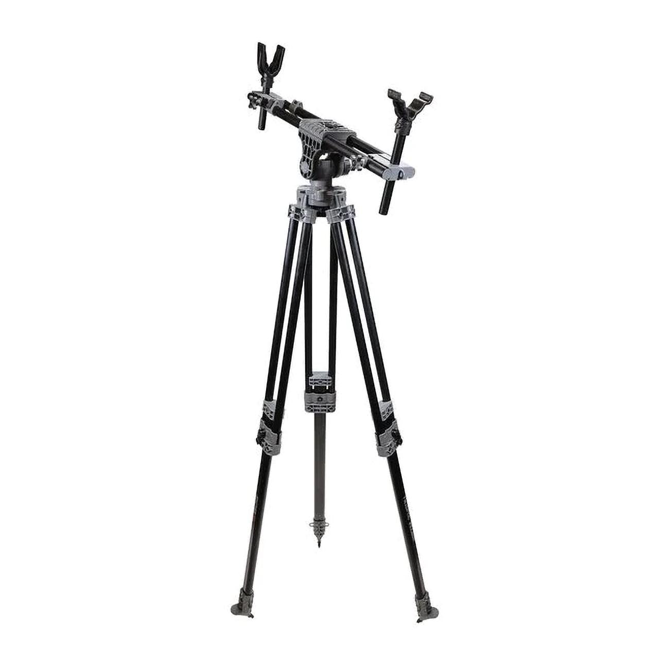 BOG FieldPod Magnum Hunting Rest with Ultra-Stable Dual Frame Construction, Bubble Level, Spiked All-Terrain Feet, Non-Marring Hands-Free Gun Rest, and Tension Knobs for Hunting, Shooting, and Outdoor