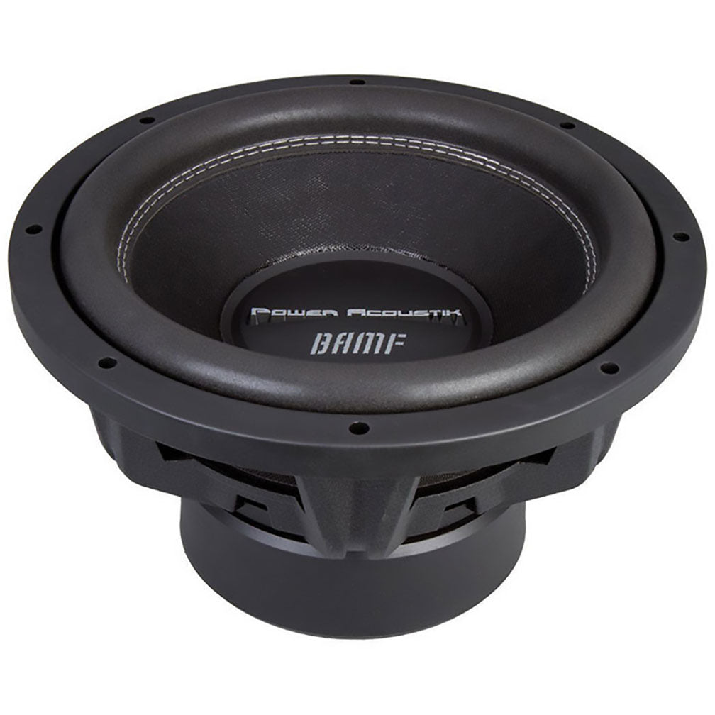 Power Acoustik BAMF154 15″ Car Subwoofer – 1900W RMS / 3800W Max, Dual 4 Ohm DVC High Performance Woofer