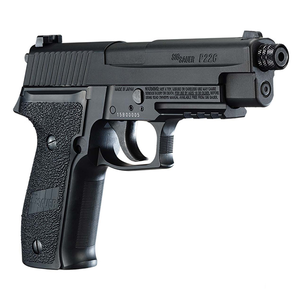 SIG SAUER P226 MK-25 CO2-Powered .177 Cal Semi-Auto Black Airgun Pellet Pistol with 16rd 8x2 Rotary Magazine