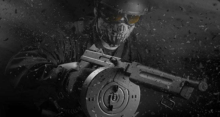Game Face ASRGTH Electric Full/Semi-Auto Airsoft Submachine Gun