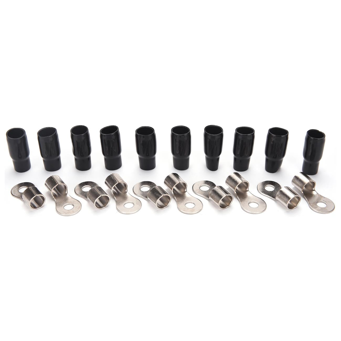 Orion Cobalt RT0B Wire Lugs Ring Terminal 10pcs 1/0 Gauge AWG - 5/16" Stud Car Audio | Battery Cable Lug, Auto Parts, Automotive, Marine, Motorcycle, Trucks, RV - Black