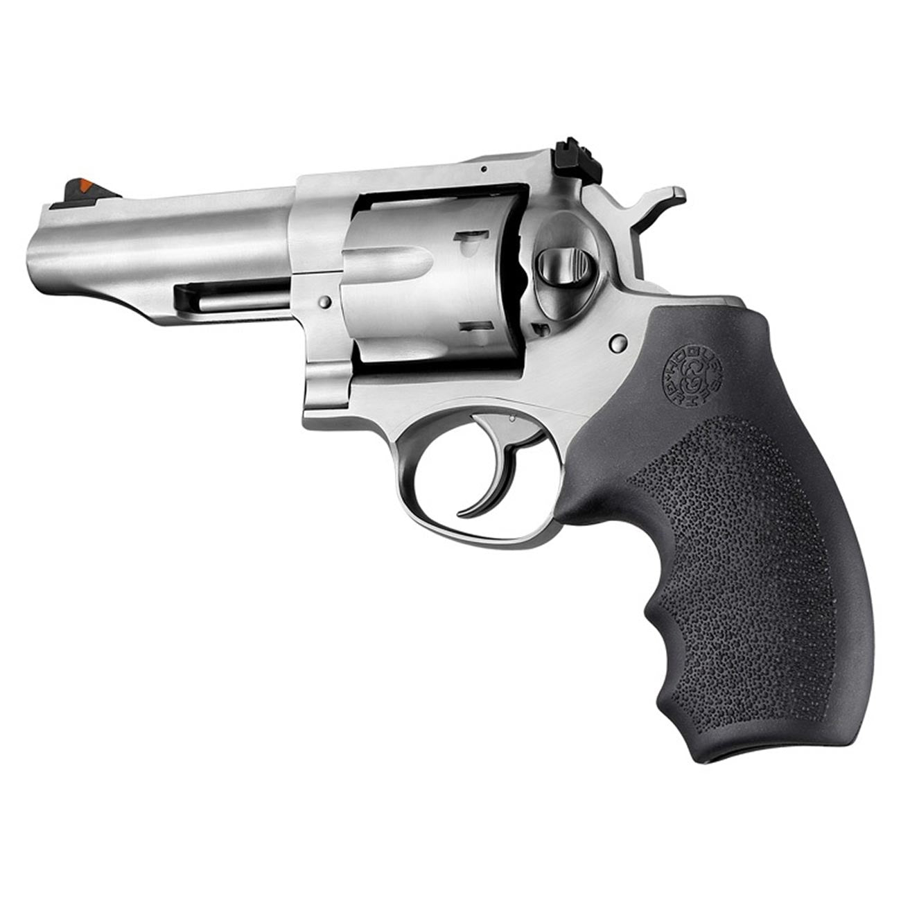 Hogue 86020 Ruger Redhawk Round Butt Rubber Grip , Black