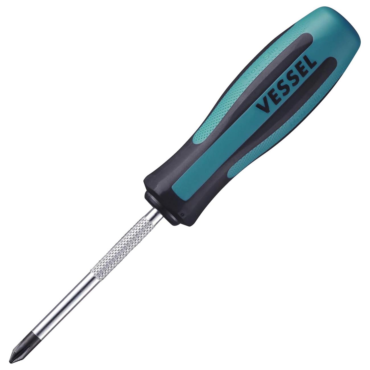 Vessel 900P175 Megadora JAWSFIT Screwdriver – JIS Cross Point +1 x 75mm