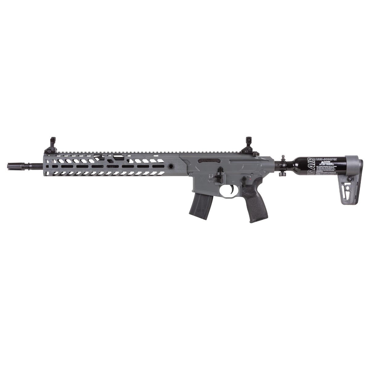 Sig Sauer MCX Virtus PCP Pellet Air Rifle | 30rd RPM .22LR Caliber Semi-Automatic Pre-Charged Pneumatic Rifle for Target Shooting Training
