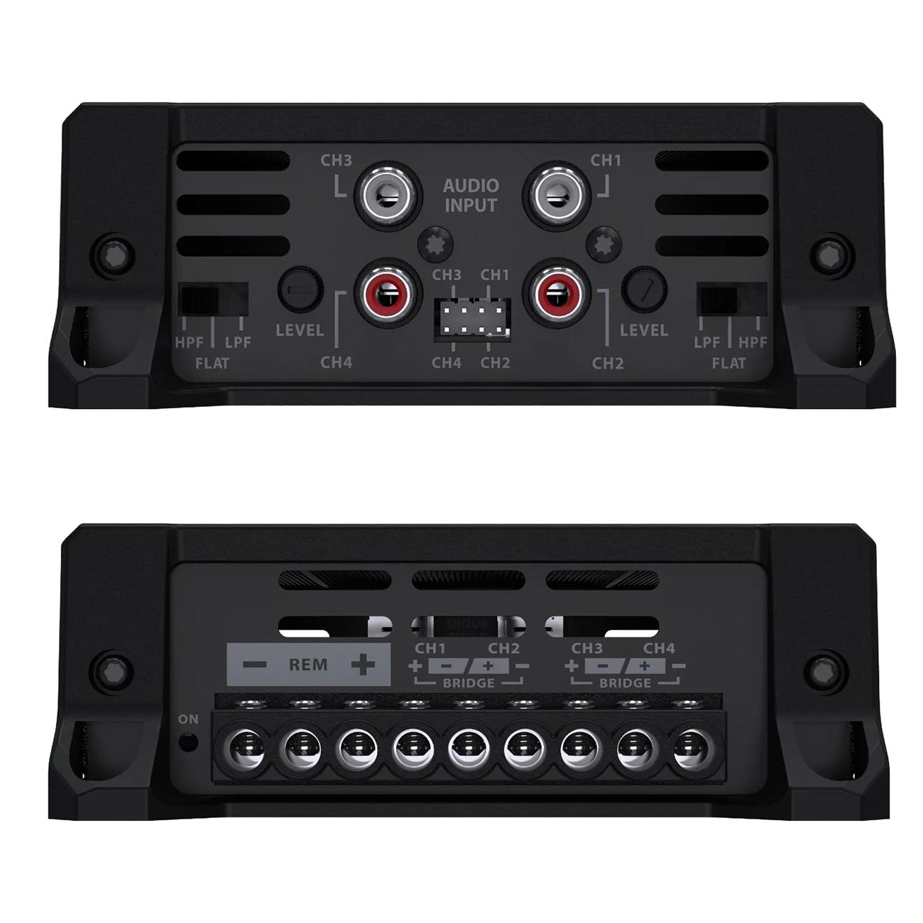 Blaupunkt BPA404MI Micro 4-Channel Car Amplifier – 420W RMS / 1000W Max, Compact High-Performance Amp