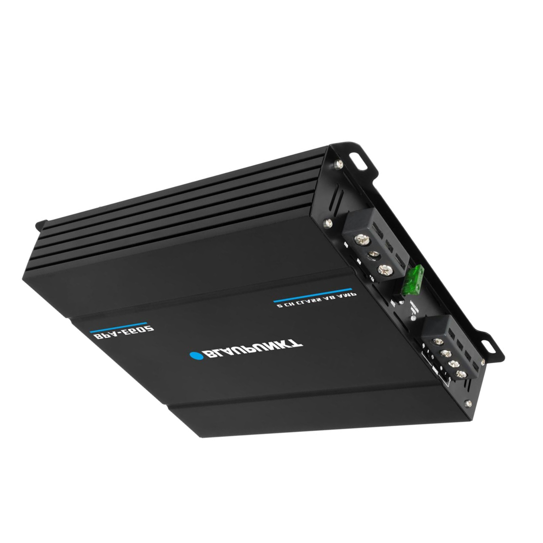 BLAUPUNKT BPA-E602 2-Channel Class AB Car Amplifier - 800W Max Power, 180W RMS Bridged - Compact Design for Crystal-Clear Audio