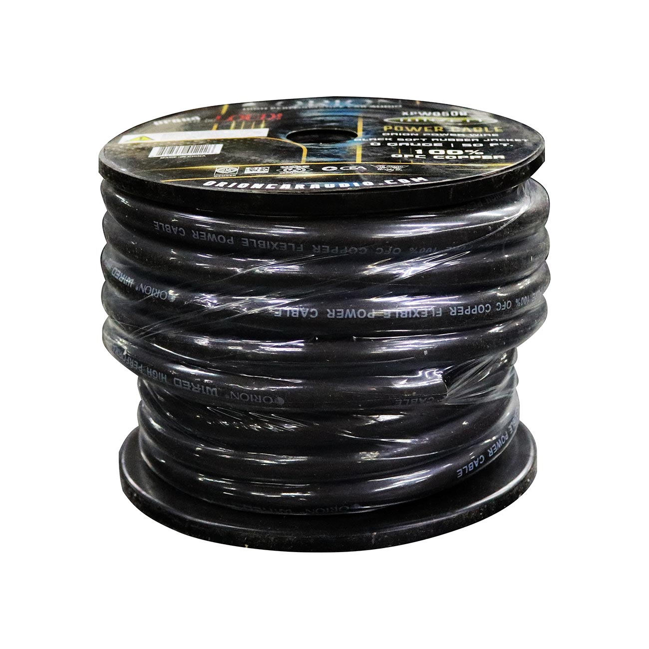 Orion XTR XPW050B 0 Gauge Wire Roll (50ft) OFC Pure Copper - High Powered Car Audio/Amplifier Power & Ground Cable, Battery Cable, Stereo, Welding Battery, RV Trailer Wiring