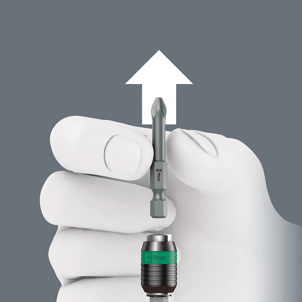 Wera 05023404001 416 R T-Handle Bit Holding Screwdriver – 1/4″ Rapidaptor Quick-Release Holder