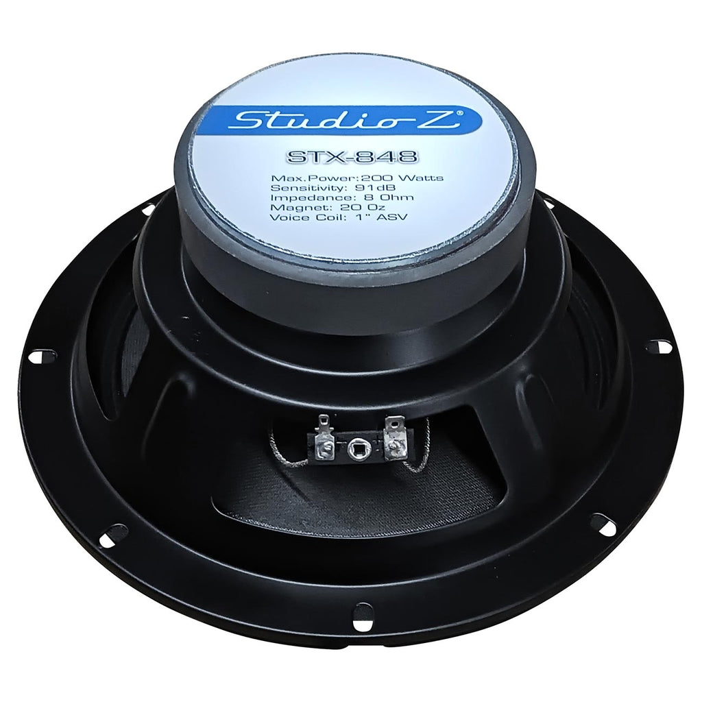Audiopipe STX848 Studio Z 8 Replacement Woofer 250w Max. 8 Ohm Svc