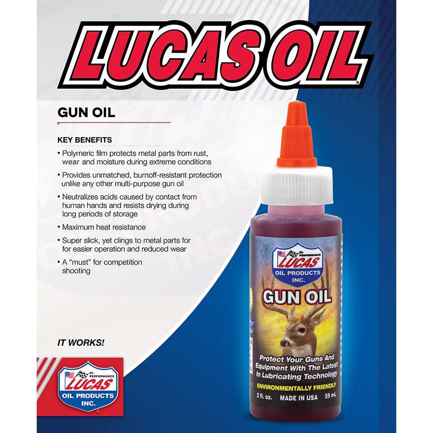 Lucas Oil 10006 Gun Oil Multi-Colored, 2 Ounces
