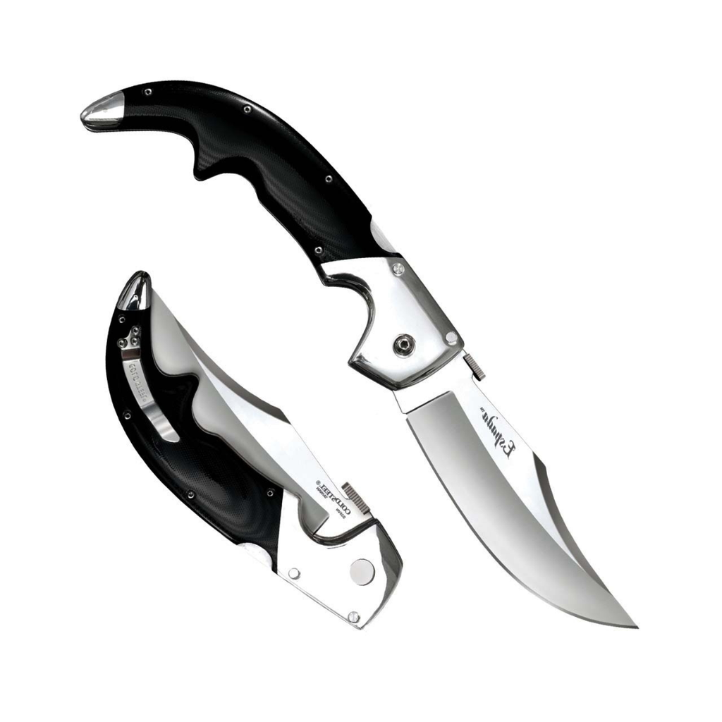 Cold Steel Espada Series Folding Knife with Tri-Ad Lock and Pocket Clip, Espada Large