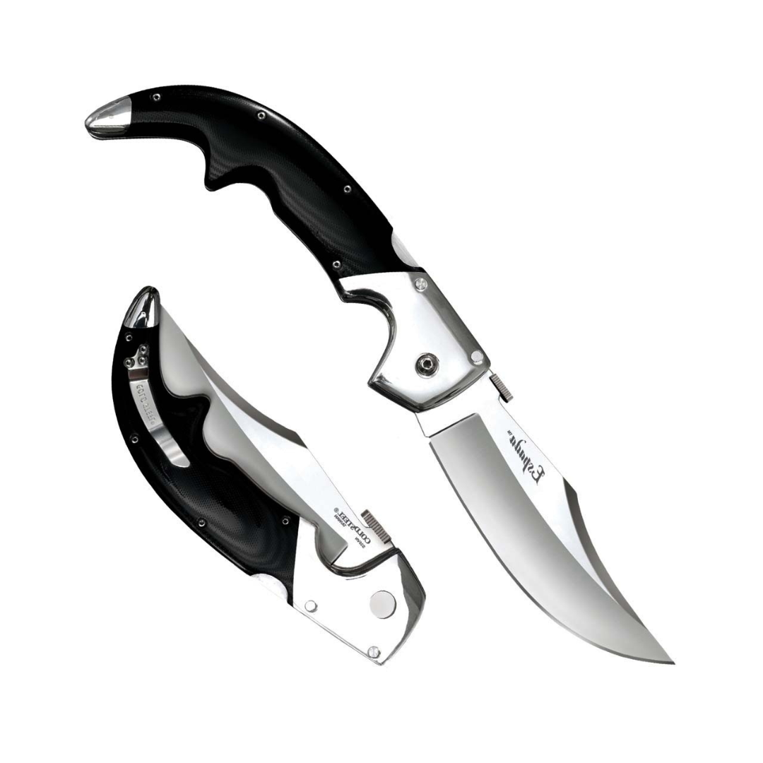 Cold Steel Espada Series Folding Knife with Tri-Ad Lock and Pocket Clip, Espada Large