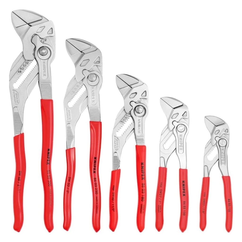 KNIPEX 5 Pc Pliers Wrench Set In Tool Roll