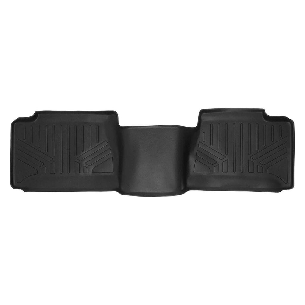 SMARTLINER SA0178B0179 Floor Liners Front & 2nd Row for 2001–2007 Chevy Silverado & GMC Sierra Extended Cab – All Weather, Black