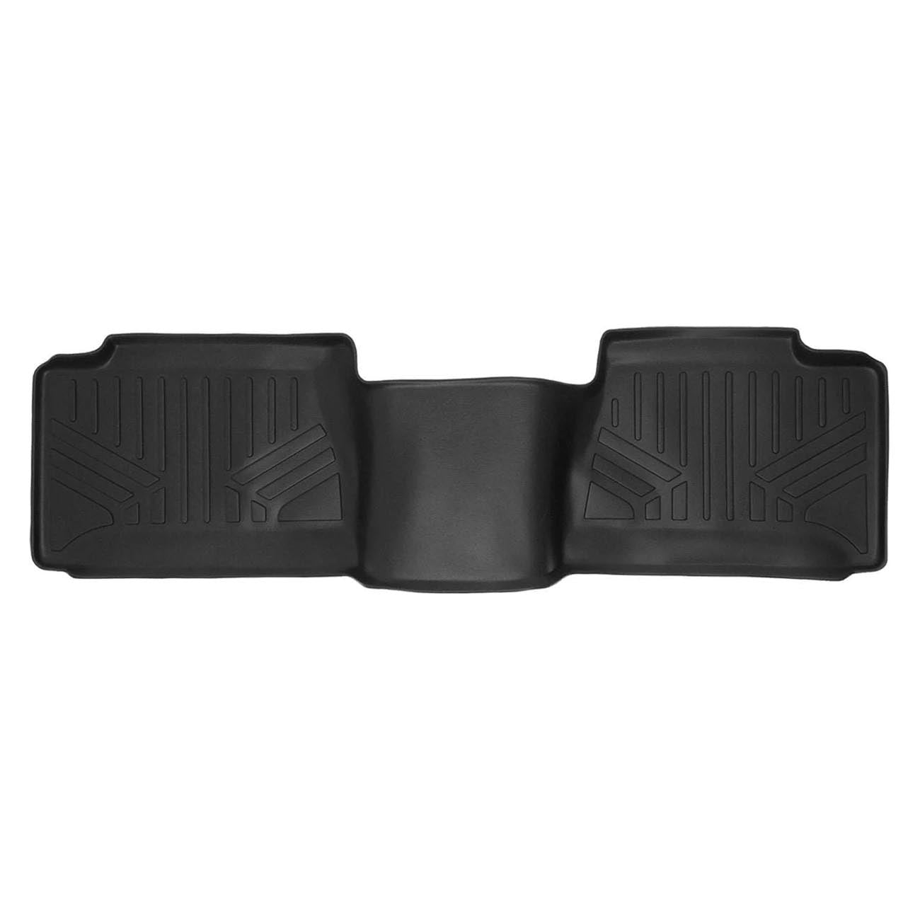 SMARTLINER SA0178B0179 Floor Liners Front & 2nd Row for 2001–2007 Chevy Silverado & GMC Sierra Extended Cab – All Weather, Black