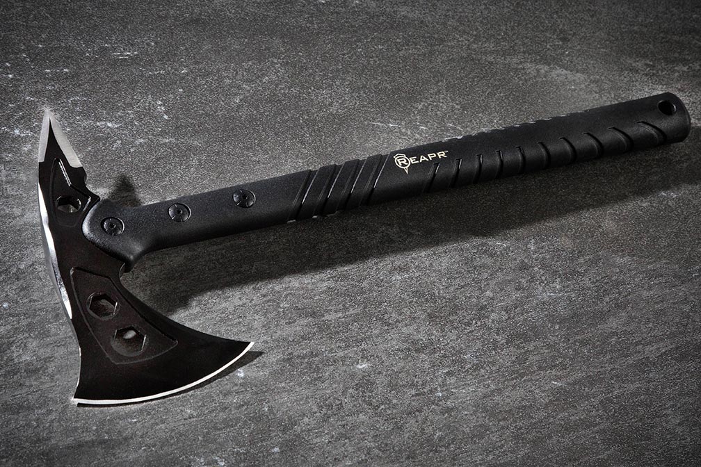 REAPR Tac Hawk Tactical Tomahawk – Multi-Purpose Survival Axe with Spike & Sheath | 11000R